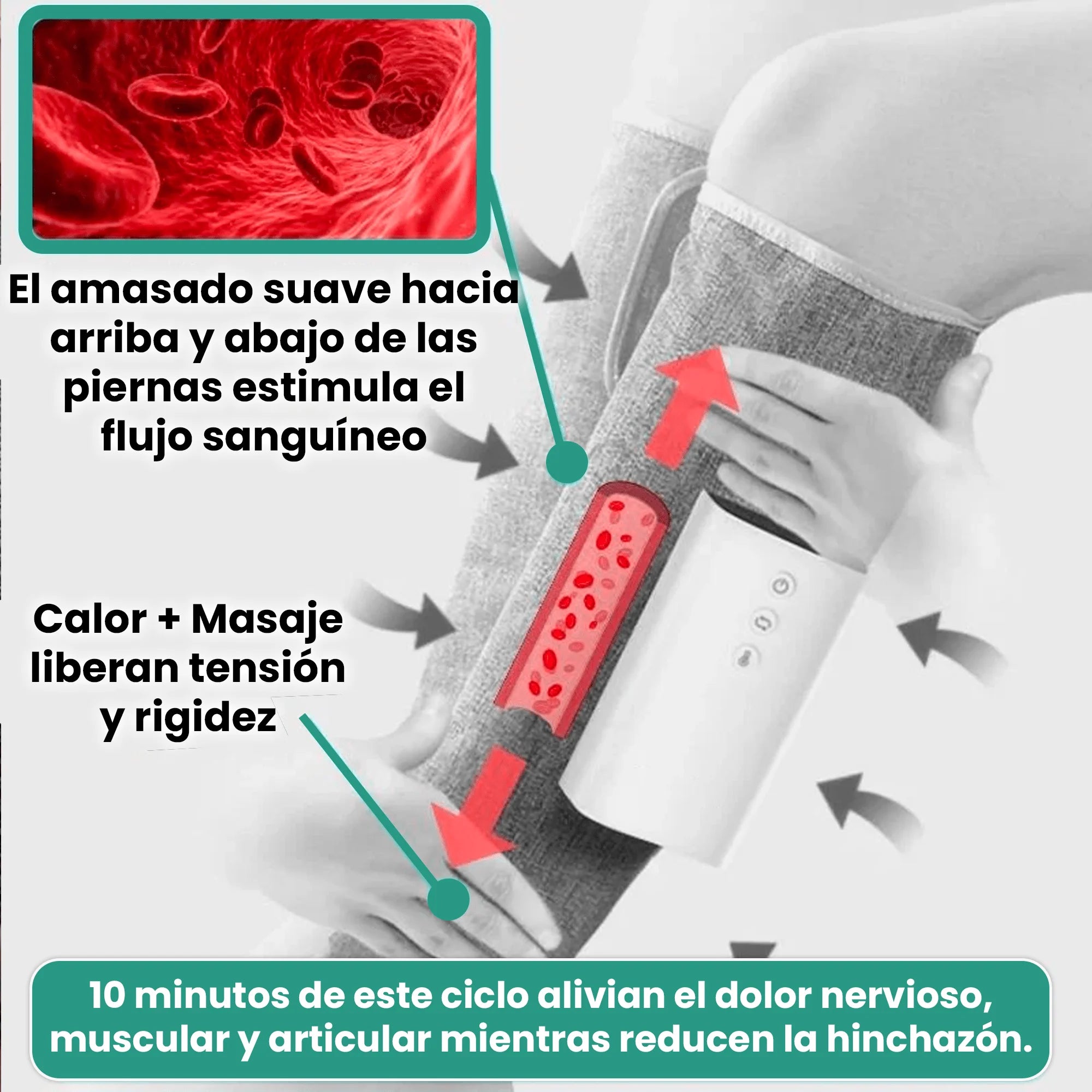 Masajeador de Piernas con Calor OrthoPies™