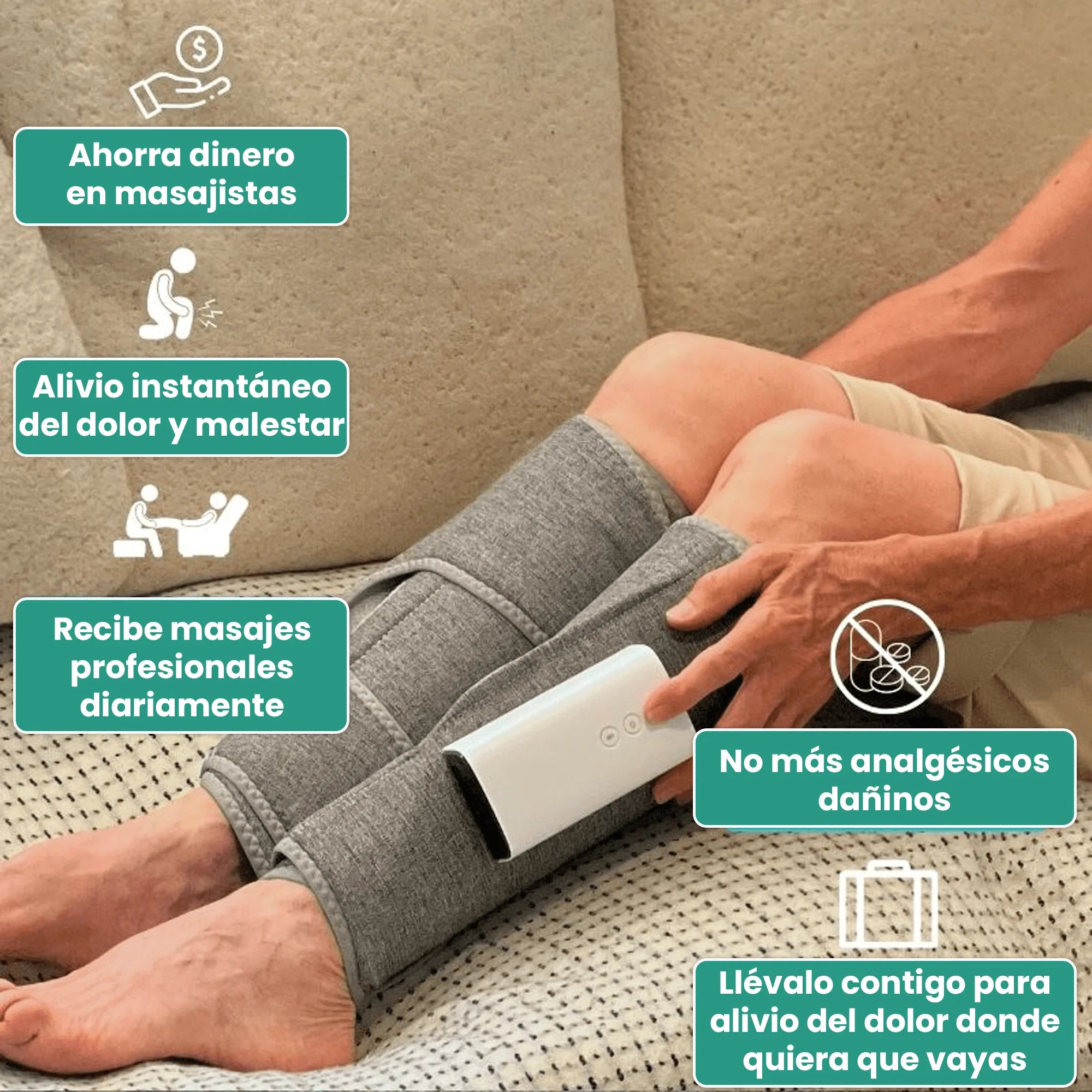 Masajeador de Piernas con Calor OrthoPies