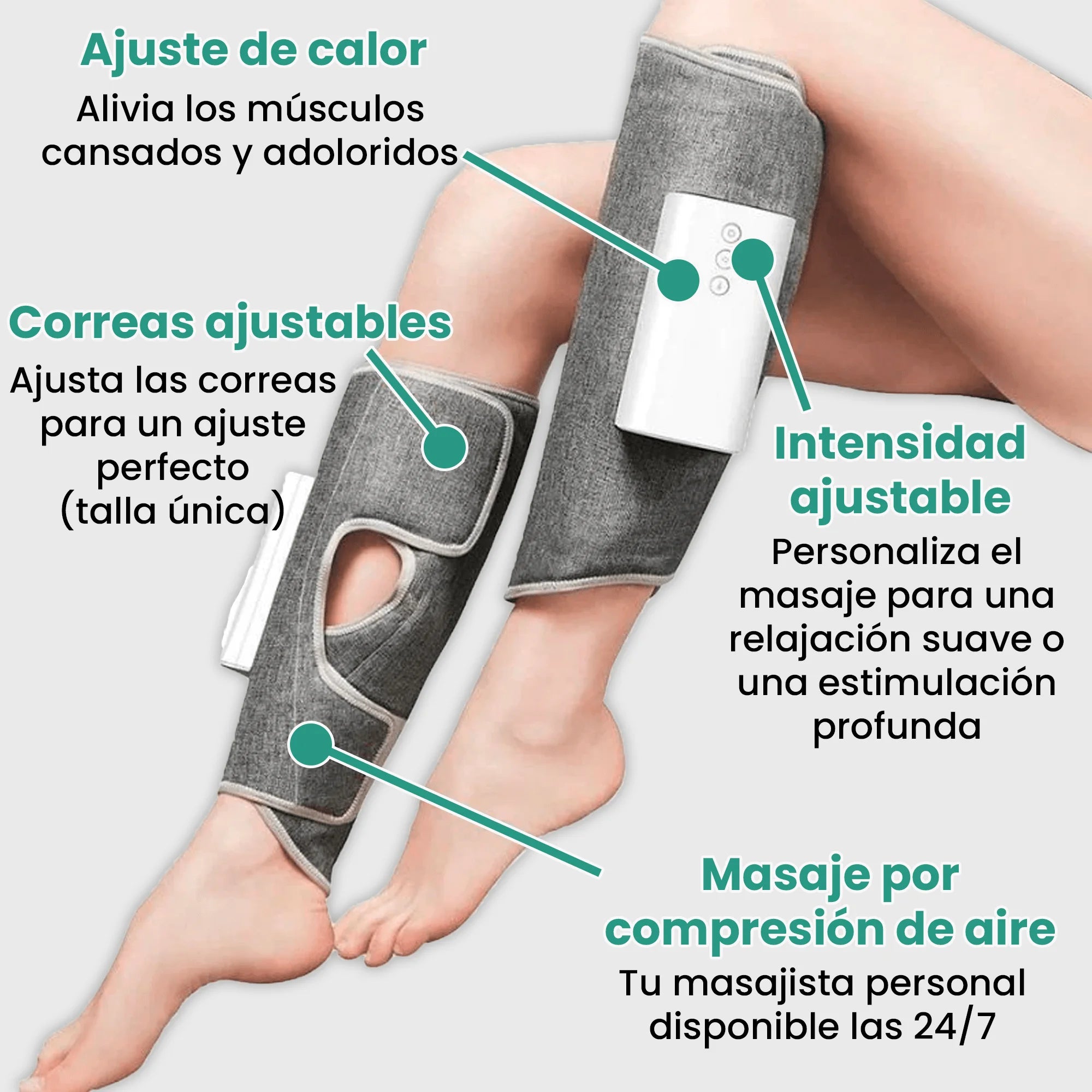 Masajeador de Piernas con Calor OrthoPies™